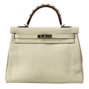 Hermes Handbag Kelly Gallop 32 Cles X Rouge Ash X Multi Silver Hardware